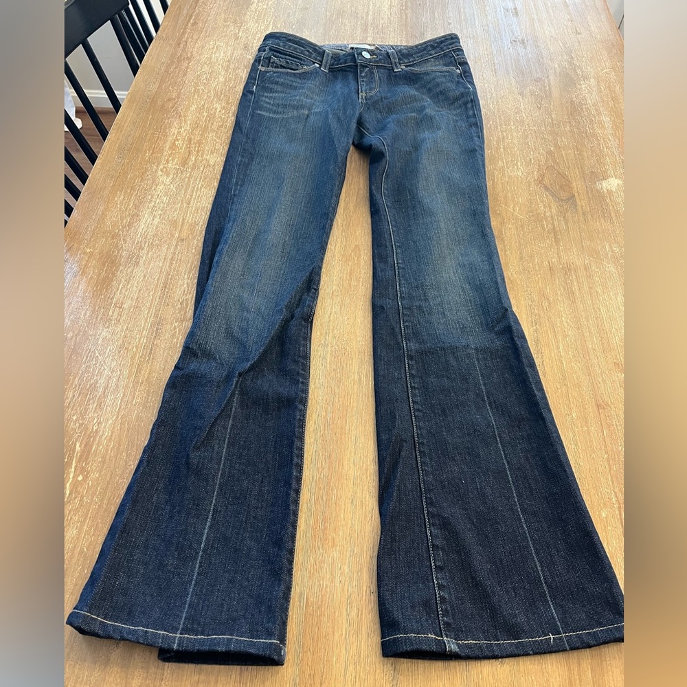 Paige Laurel Canyon low rise bootcut Flare jean size 28